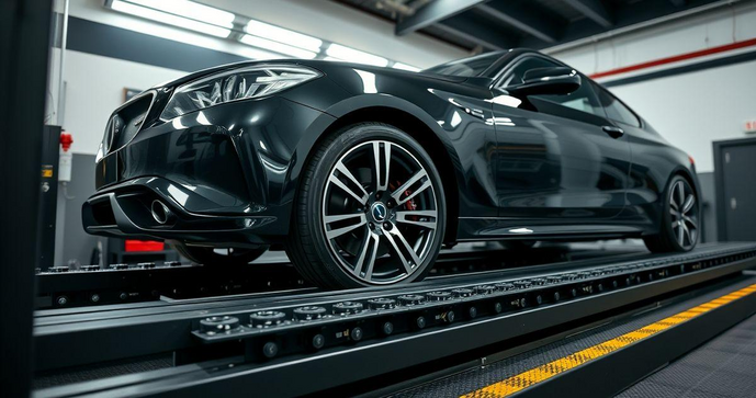Dinamômetro automotivo eficiente para medir potência e torque